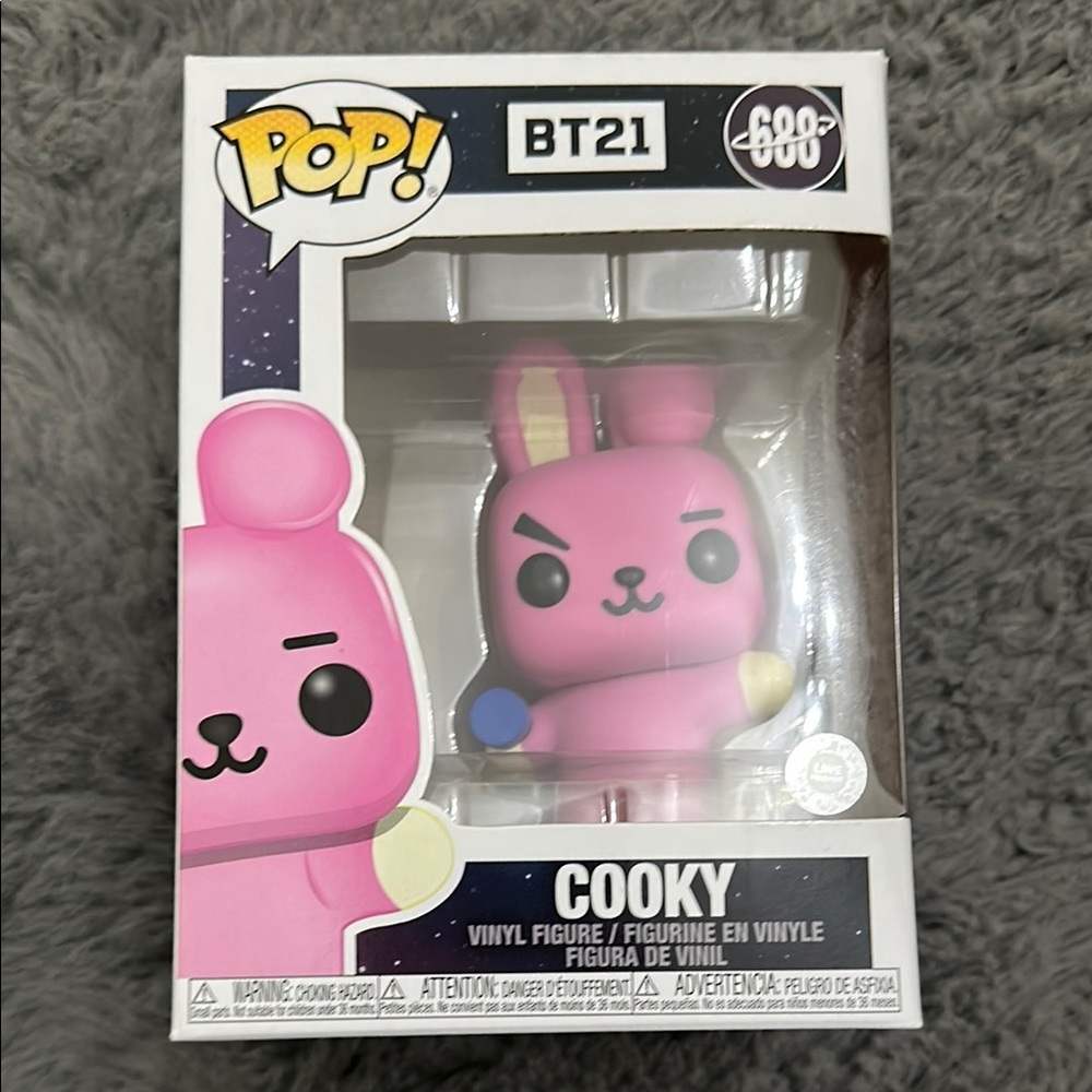 Cooky Pink BT21 Jungkook Funko Pop BTS BRAND NEW IN BOX